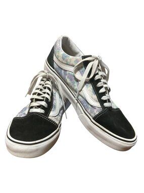 Vans Old Skool English Lavender Tie Dye Shoes Sz 10 M - 11.5 W Low Tops Skater